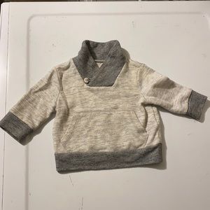 GAP Kids Gray and Cream Sweater